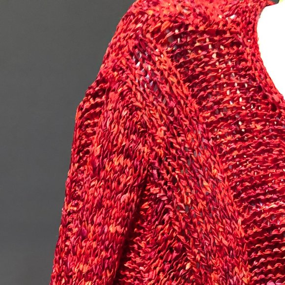 SALE! Red Cardigan Sweater Sz Lg ๐3 for $25! - Picture 4 of 4